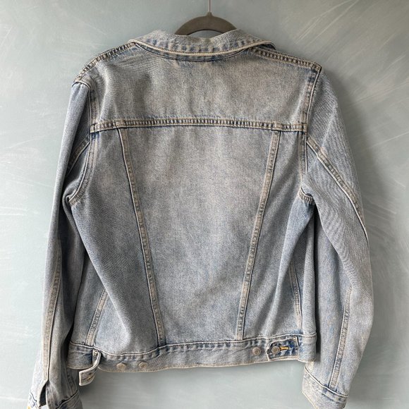 Aritzia Sunday Best Talisa Jean Jacket Size L - Picture 6 of 7